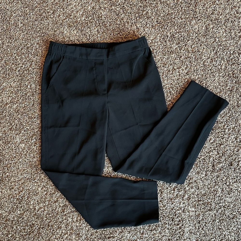 Black Slim Ankle dress pant / trousers